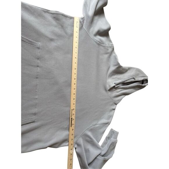 The North Face Waffle Hoodie Men’s XXL Gray - Picture 9 of 14